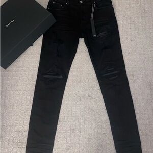 AMIRI Black Skinny Jeans
